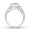 Thumbnail Image 3 of Previously Owned Diamond Engagement Ring 2-1/4 ct tw 14K White Gold