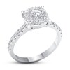 Thumbnail Image 4 of Previously Owned Diamond Engagement Ring 1 1/5 ct tw Round 14K White Gold