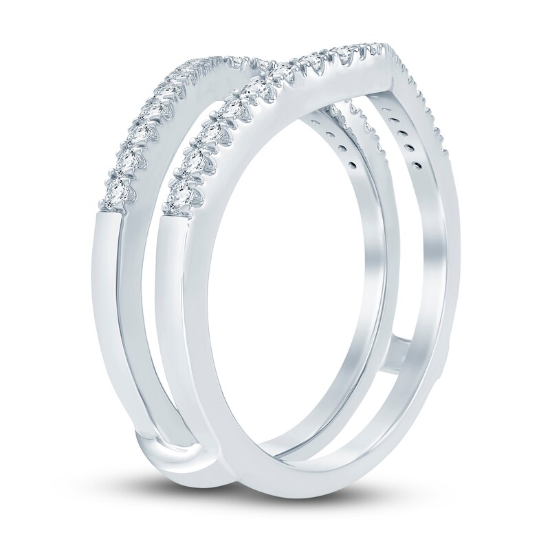 Main Image 2 of Previously Owned Diamond Enhancer Band 1/5 ct tw Round 14K White Gold
