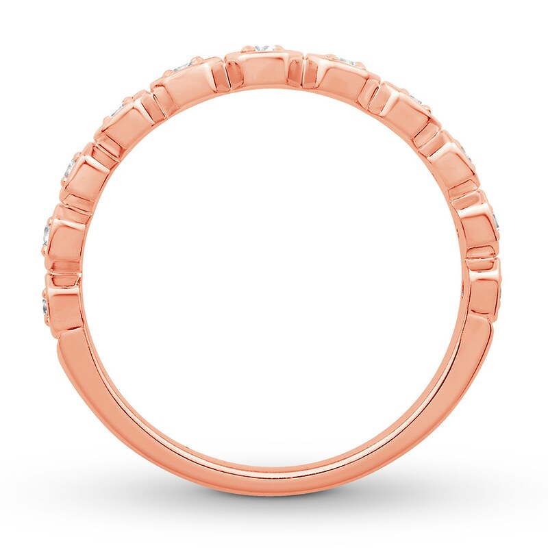Main Image 2 of Previously Owned Diamond Anniversary Band 1/5 ct tw Round-cut 10K Rose Gold