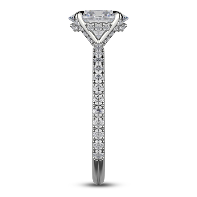 Main Image 2 of Previously Owned Michael M Diamond Engagement Ring Setting 1/3 ct tw Round 18K White Gold (Center diamond is sold separately)