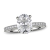 Thumbnail Image 3 of Previously Owned Michael M Diamond Engagement Ring Setting 1/3 ct tw Round 18K White Gold (Center diamond is sold separately)