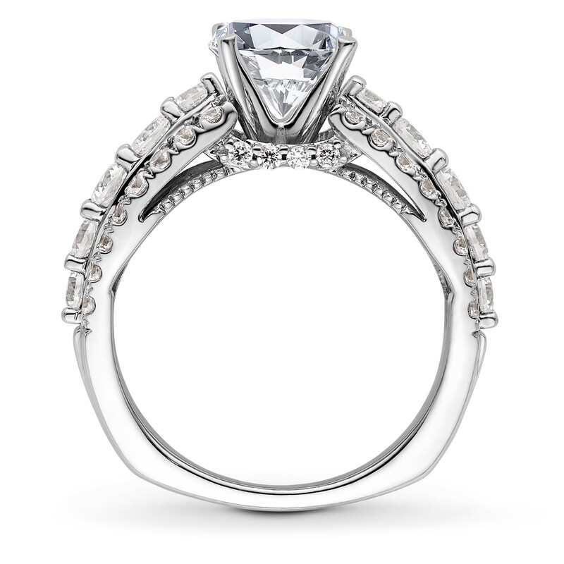 Main Image 2 of Previously Owned Hearts Desire Diamond Engagement Ring Setting 1-1/2 ct tw Round 18K White Gold