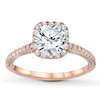 Thumbnail Image 3 of Previously Owned Diamond Engagement Ring Setting 1/3 ct tw Round 14K Rose Gold