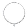 Thumbnail Image 1 of Previously Owned Diamond Necklace 7 ct tw Round 14K White Gold 18"