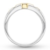 Thumbnail Image 2 of Previously Owned Men's Diamond Solitaire Ring 1/6 carat Round 10K Two-Tone Gold