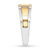 Thumbnail Image 3 of Previously Owned Men's Diamond Solitaire Ring 1/6 carat Round 10K Two-Tone Gold
