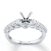 Thumbnail Image 1 of Previously Owned Hearts Desire Ring Setting 3/4 ct tw Diamonds 18K White Gold