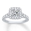 Thumbnail Image 3 of Previously Owned Colorless Diamond Ring Setting 7/8 ct tw Round 14K White Gold