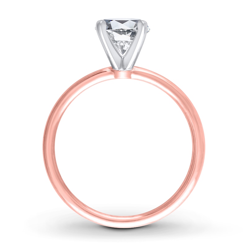 Main Image 2 of Previously Owned Solitaire Ring Setting 14K Rose Gold