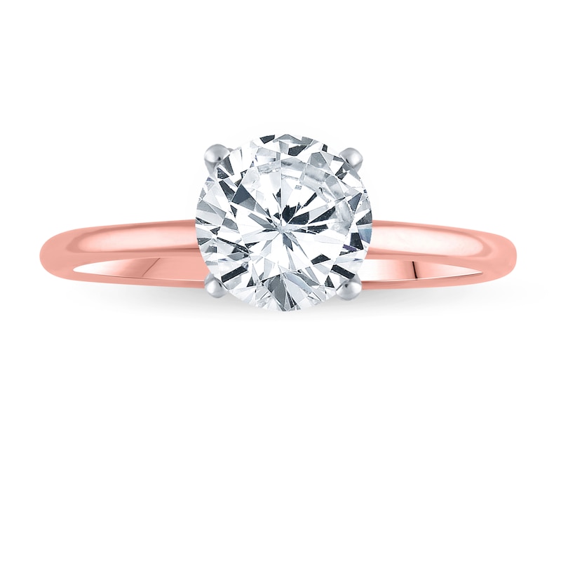 Main Image 3 of Previously Owned Solitaire Ring Setting 14K Rose Gold