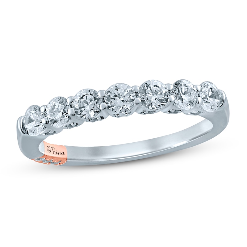 Main Image 1 of Previously Owned Pnina Tornai Lovingly Yours Diamond Anniversary Ring 1 ct tw Round 14K White Gold