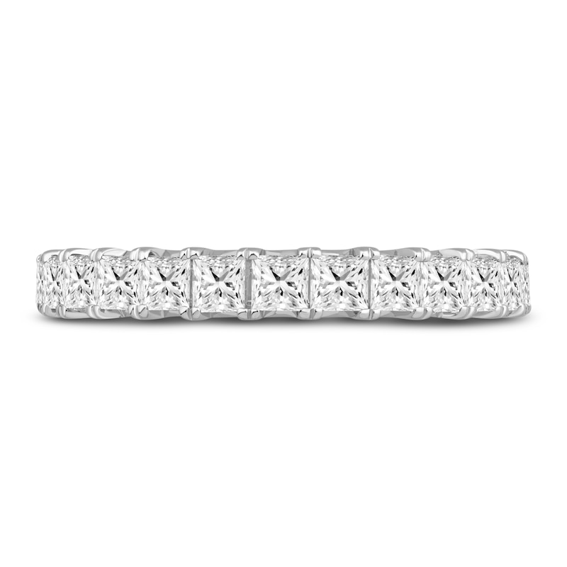 Main Image 3 of Previously Owned Diamond Anniversary Band 1 ct tw Princess 14K White Gold