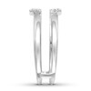 Thumbnail Image 2 of Previously Owned Diamond Enhancer Ring 1/8 ct tw Round-cut 14K White Gold