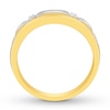 Thumbnail Image 2 of Previously Owned Men's Diamond Band 1/2 ct tw Round-cut 14K Yellow Gold