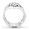 Thumbnail Image 2 of Previously Owned Scattered Diamond Ring 1/2 carat tw Round 10K White Gold