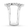 Thumbnail Image 3 of Previously Owned Scattered Diamond Ring 1/2 carat tw Round 10K White Gold