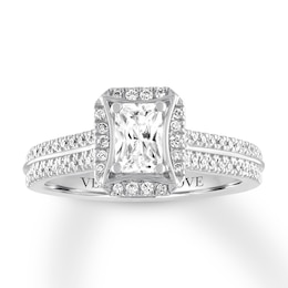 Previously Owned Vera Wang LOVE Ring 7/8 carat tw Diamonds 14K White Gold