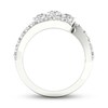 Thumbnail Image 4 of Previously Owned Diamond 3-Stone Ring 1-1/6 ct tw Round 14K White Gold