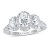 Thumbnail Image 1 of Previously Owned Vera Wang WISH 3-Stone Diamond Ring 1-3/4 ct tw 14K White Gold