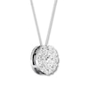 Thumbnail Image 2 of Previously Owned Diamond Necklace 1 ct tw Round 14K White Gold 16" to 18" Adj.
