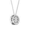 Thumbnail Image 4 of Previously Owned Diamond Necklace 1 ct tw Round 14K White Gold 16" to 18" Adj.