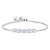 Thumbnail Image 1 of Previously Owned THE LEO First Light Diamond Bolo Bracelet 1 ct tw Round 14K White Gold
