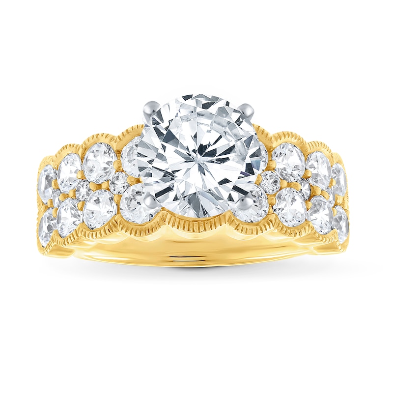 Main Image 3 of Previously Owned Diamond Engagement Ring Setting 1-5/8 ct tw Round 14K Yellow Gold