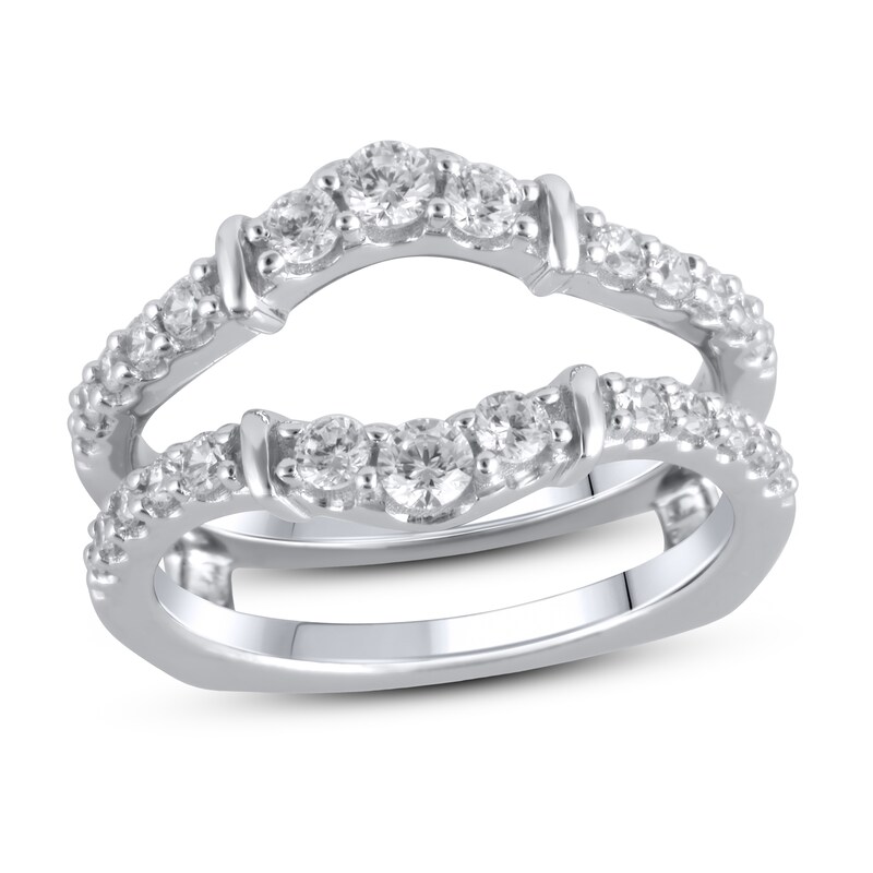 Main Image 1 of Previously Owned Hearts Desire Enhancer Ring 1 ct tw Diamonds 18K White Gold