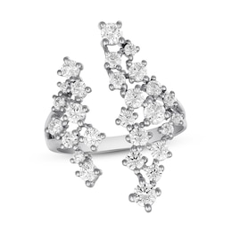 Previously Owned Scattered Diamond Deconstructed Ring 1-1/2 ct tw 14K White Gold