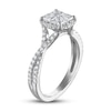 Thumbnail Image 2 of Previously Owned Diamond Engagement Ring 1 ct tw Princess/Round 14K White Gold