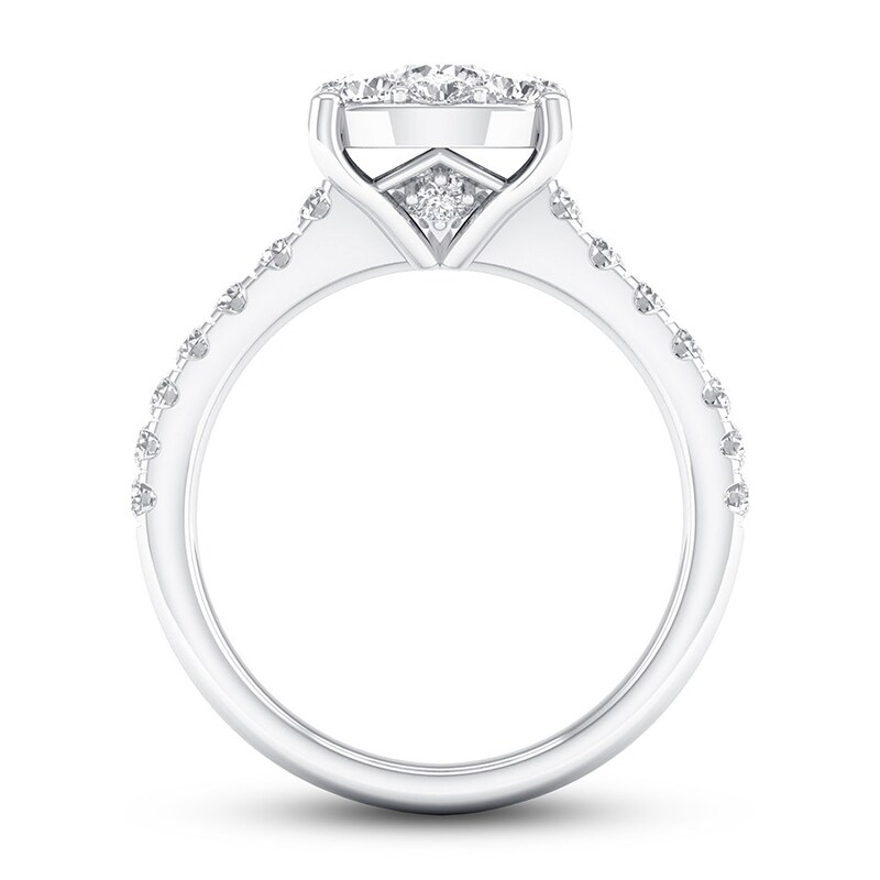 Main Image 2 of Previously Owned Diamond Engagement Ring 1 1/5 ct tw Round 14K White Gold