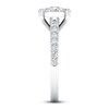 Thumbnail Image 3 of Previously Owned Diamond Engagement Ring 1 1/5 ct tw Round 14K White Gold