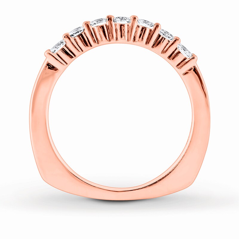 Main Image 2 of Previously Owned Hearts Desire Anniversary Band 1/2 ct tw Diamonds 18K Rose Gold