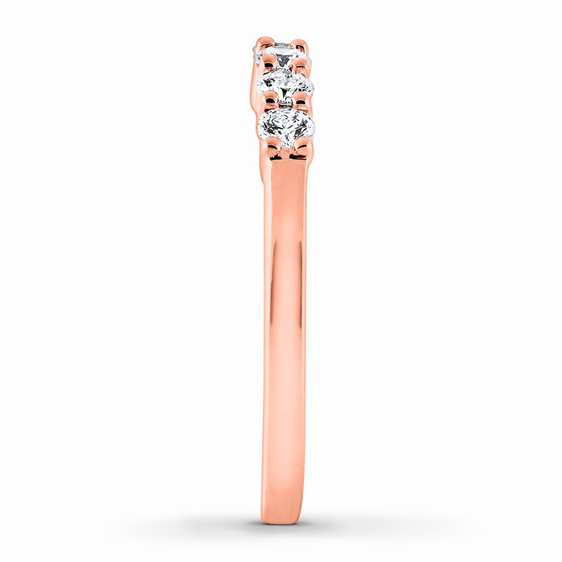 Main Image 3 of Previously Owned Hearts Desire Anniversary Band 1/2 ct tw Diamonds 18K Rose Gold