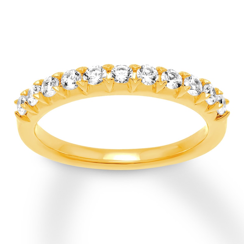 Main Image 1 of Previously Owned Diamond Anniversary Band 1/2 ct tw Round-cut 14K Yellow Gold