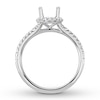 Thumbnail Image 2 of Previously Owned Diamond Ring Setting 3/8 ct tw Round-cut 14K White Gold