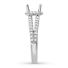 Thumbnail Image 3 of Previously Owned Diamond Ring Setting 3/8 ct tw Round-cut 14K White Gold