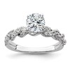 Thumbnail Image 3 of Previously Owned Diamond Engagement Ring Setting 1/2 ct tw Round 14K White Gold