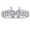 Thumbnail Image 1 of Previously Owned Hearts Desire Ring Setting 1 ct tw Diamonds 18K White Gold/Platinum
