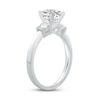 Thumbnail Image 4 of Previously Owned Diamond 3-Stone Engagement Ring Setting 1/4 ct tw Round Platinum