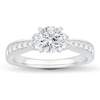 Thumbnail Image 3 of Previously Owned Diamond Engagement Ring Setting 1/3 ct tw Round Platinum