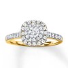 Thumbnail Image 1 of Previously Owned Diamond Engagement Ring 3/4 ct tw Round-cut 14K Yellow Gold