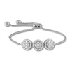 Thumbnail Image 1 of Previously Owned Diamond Bracelet 1/2 Carat tw Baguette/Round-Cut 10K White Gold