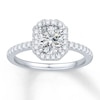 Thumbnail Image 3 of Previously Owned Diamond Engagement Ring Setting 3/8 ct tw Round 14K White Gold