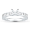 Thumbnail Image 1 of Previously Owned Diamond Engagement Ring Setting 3/8 ct tw Round Platinum