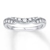 Thumbnail Image 1 of Previously Owned Diamond Anniversary Band 3/8 ct tw Round-cut 14K White Gold