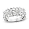 Thumbnail Image 1 of Previously Owned Diamond Ring 1-1/2 ct tw Baguette/Round 14K White Gold