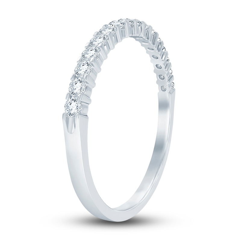 Main Image 2 of Previously Owned Diamond Anniversary Band 1/6 ct tw Round 14K White Gold