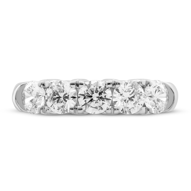 Main Image 3 of Previously Owned Diamond Anniversary Band 1 1/2 ct tw Round 14K White Gold